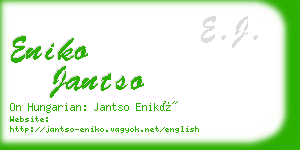 eniko jantso business card